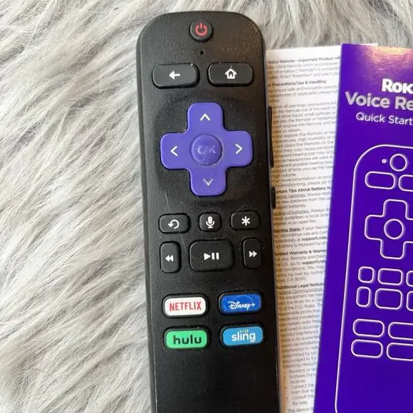 Roku Voice Remote Pro (RC-BR2) with Netflix/Disney+/AppleTV+/PrimeVideo - Picture 6 of 9
